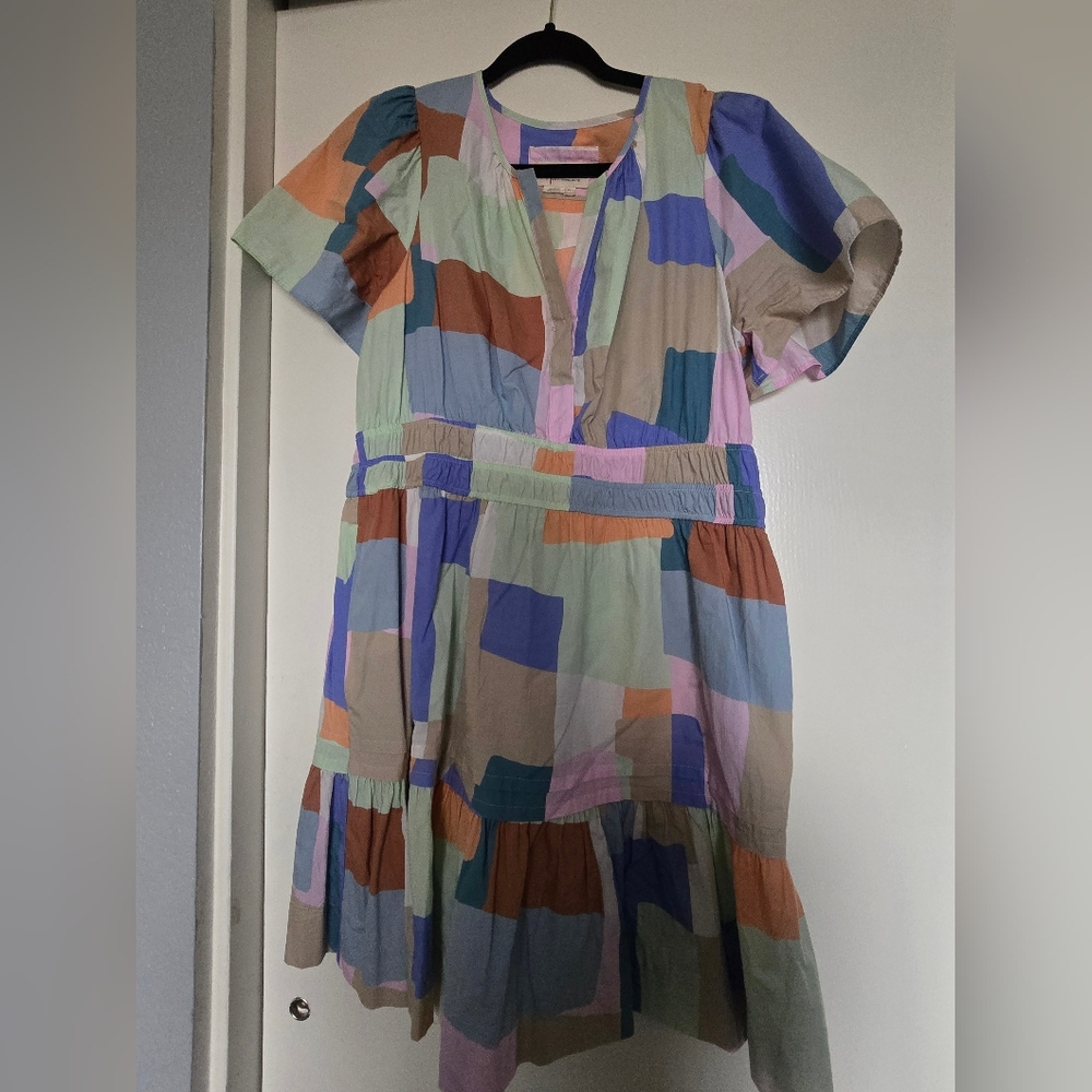 Colorful somerset Patchwork Dress